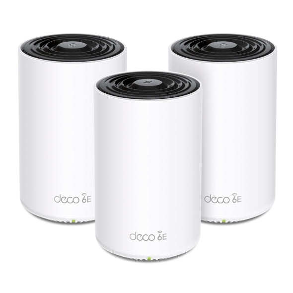 TP-Link Deco AXE5400 Tri-Band WiFi 6E Mesh System (Deco XE75 Pro) 2.5G WAN/LAN Port (3 Pack)