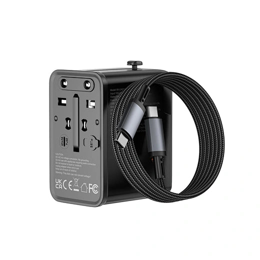 WiWU 45W Universal Plug Adapter Cable Combo Wi-UA014