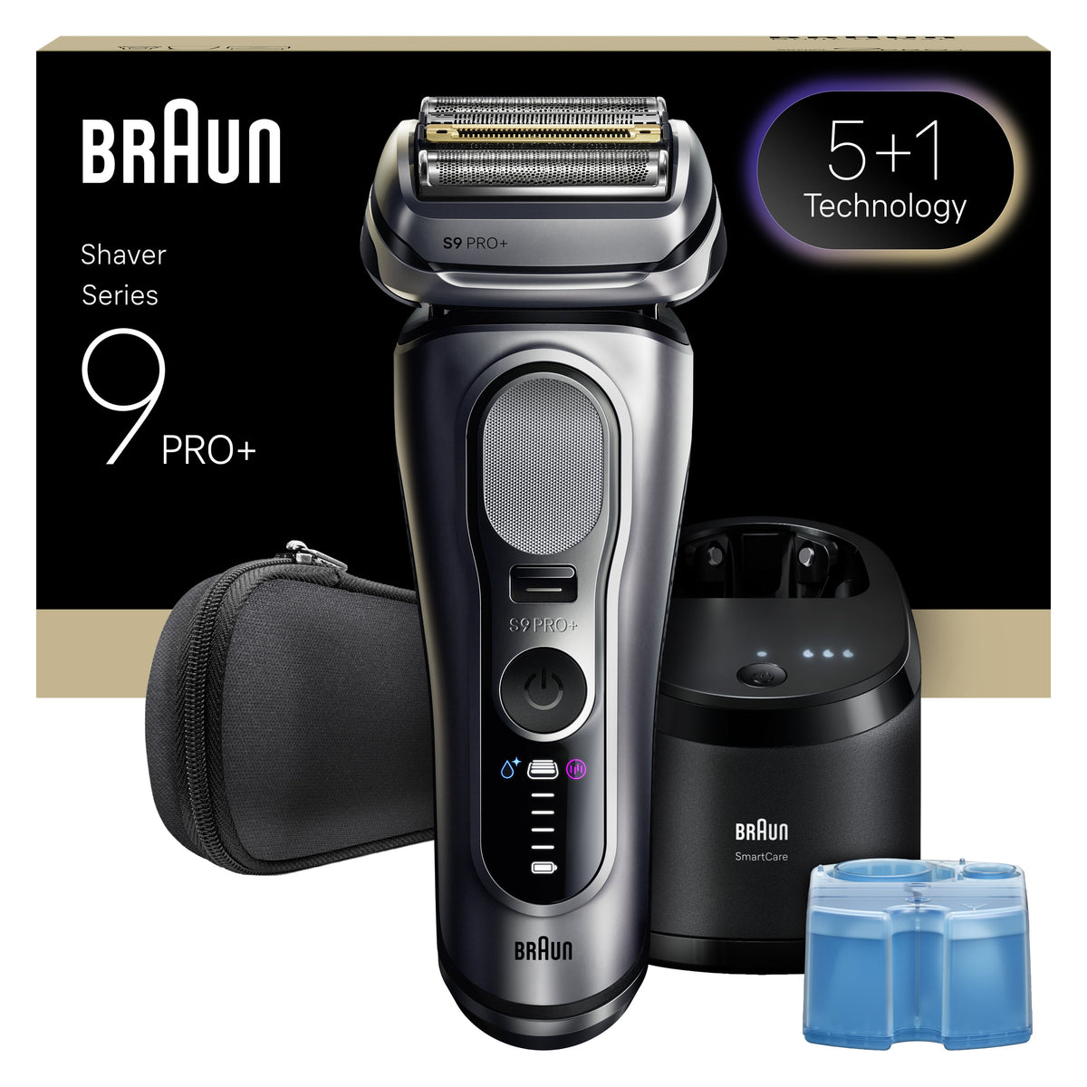 Braun Series 9 Pro+ 9667cc Wet & Dry Electric Shaver with SmartCare Center