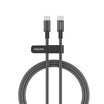 Philips DLC5030C USB-C to USB-C Braided Cable, 1m, 60W, Black
