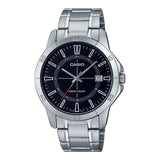 Casio MTP-V004D-1C Black Dial Stainless Steel Watch