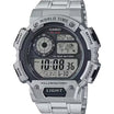 Casio Digital Illuminator World Time Silver St.Steel For Men