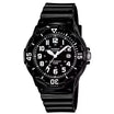 Casio Monter Black Rubber Black Dial For Women LRW-200H-1B