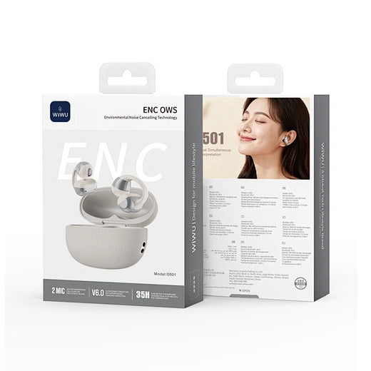 سماعات WiWU Openbuds O501 اللاسلكية المفتوحة 35 ساعة