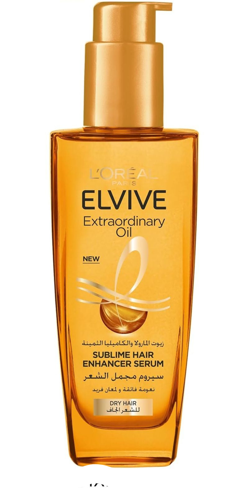 L'Oréal Elvive Hair Serum 100ml – Shine & Frizz Control
