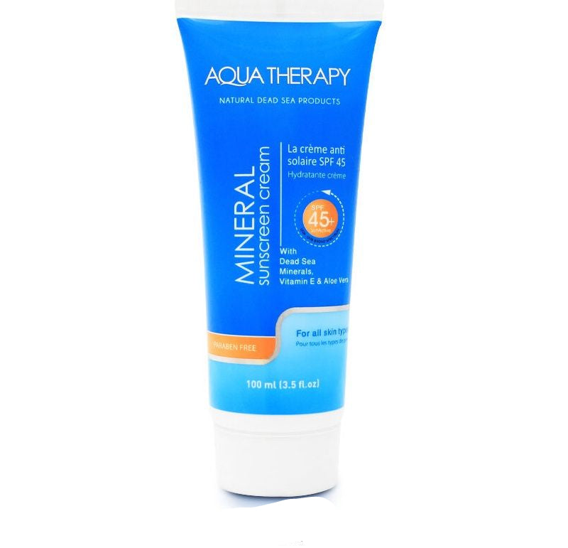 Aqua Therapy Mineral Dead Sea Sunscreen SPF 45 – 100ml Tube