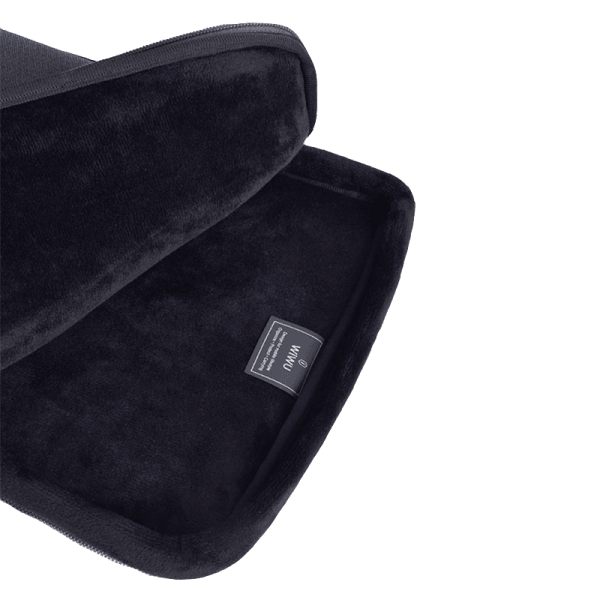 حقيبة كمبيوتر محمول ويوو بيلوت عالية السعة ومقاومة للماء مقاس 15.6 بوصة - أسود