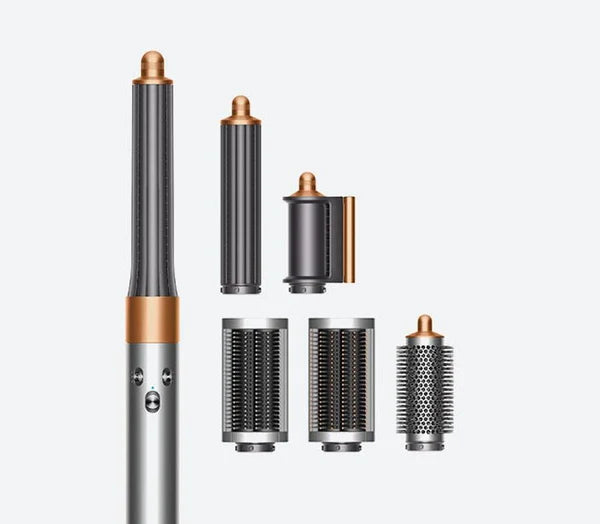 مجموعة مصفف الشعر متعدد الاستخدامات Dyson Airwrap - نيكل/نحاس