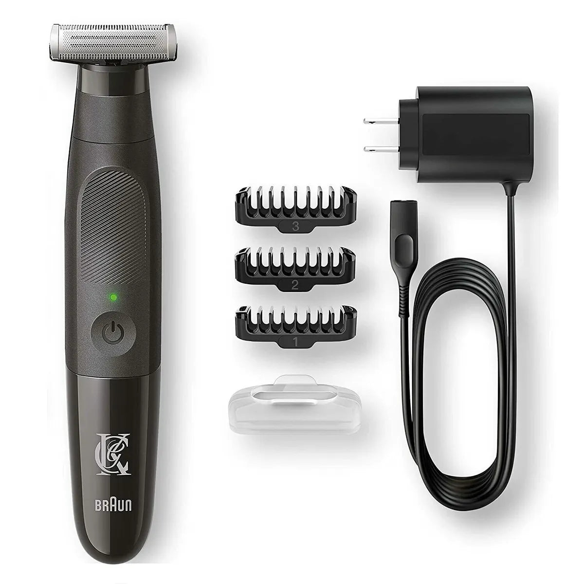 King C. Gillette All-in-One Stubble Trimmer: Cordless, Waterproof, 4D Blade - BLACK