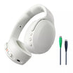 سماعات Skullcandy Crusher Evo فوق الأذن لاسلكية مع Sensory Bass - Bone