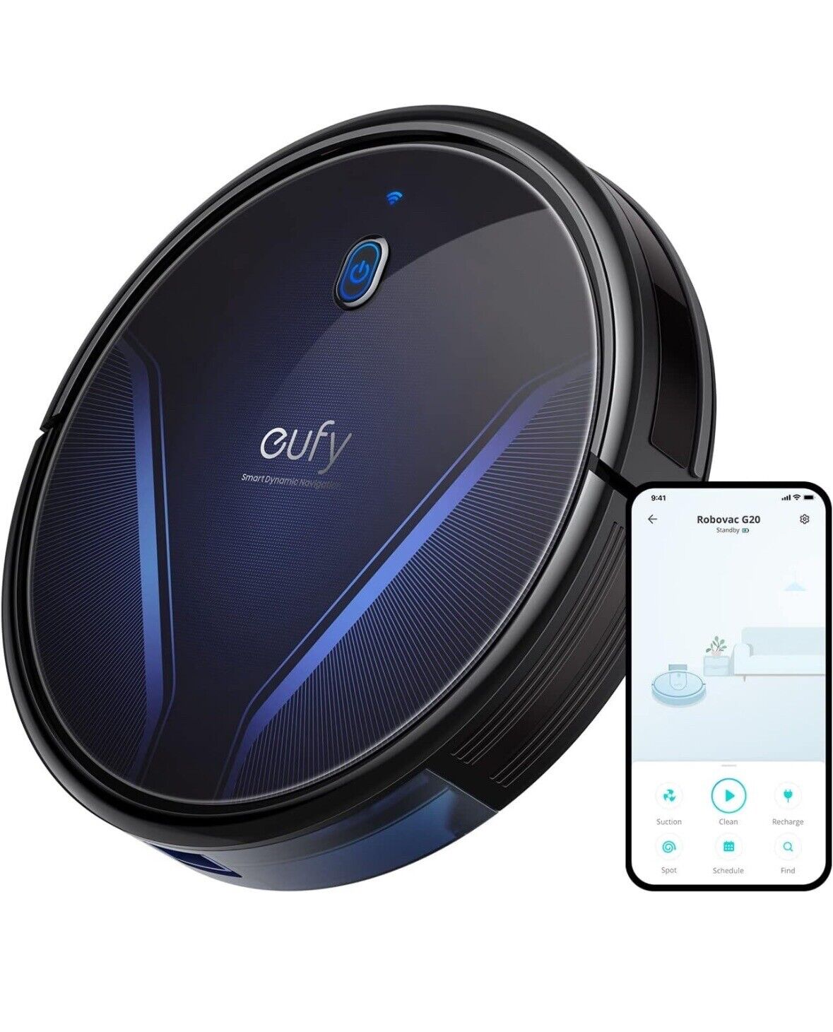 eufy RoboVac G20 - US Black Iteration 1