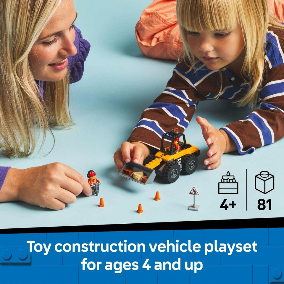 LEGO سيتي – جرافة Wheel Loader 60450 للأطفال