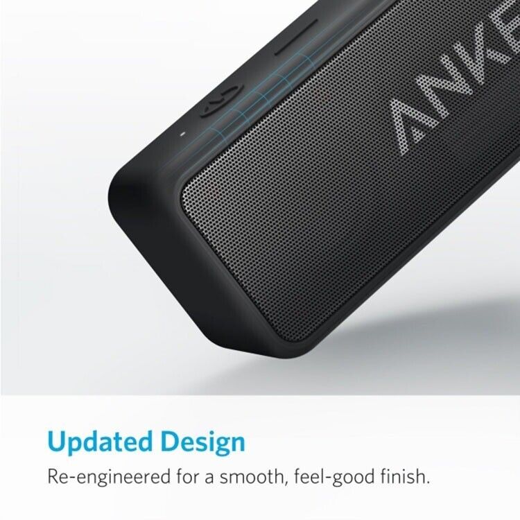 Anker Soundcore 2/ 12W Stereo/ Bluetooth 5/ IPX7/ 24-Hour Playtime - Black