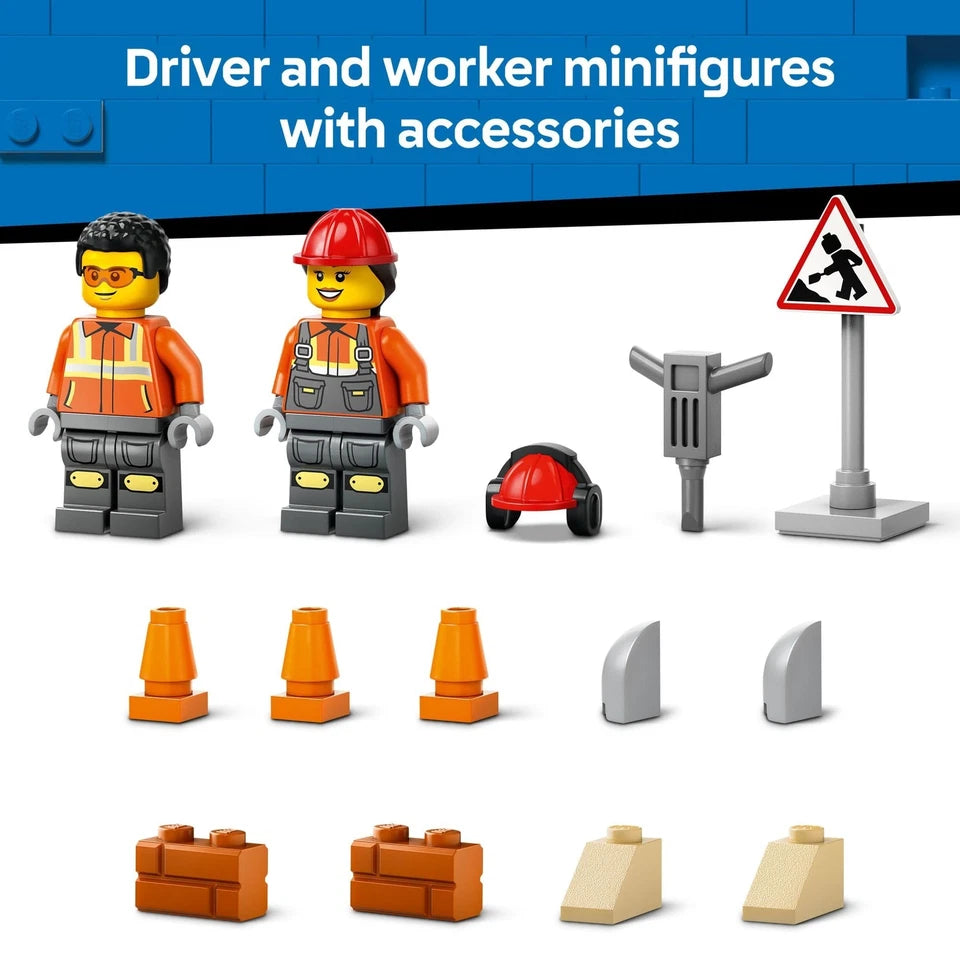 LEGO سيتي – جرافة Wheel Loader 60450 للأطفال