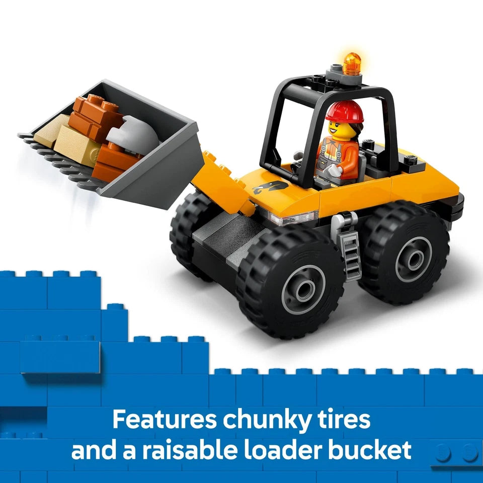 LEGO سيتي – جرافة Wheel Loader 60450 للأطفال