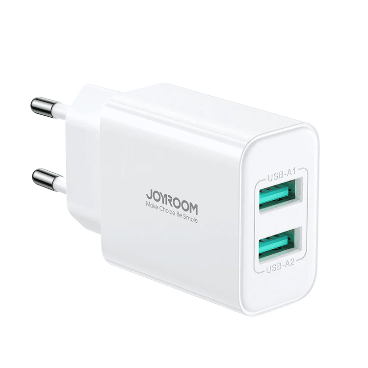 Joyroom 2.1A 2USB Charger EU - White