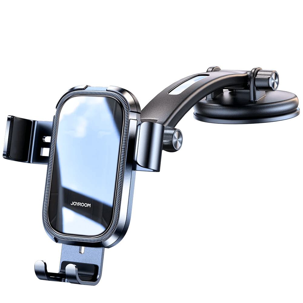 حامل الهاتف للسيارة من جوي روم للسلامة والراحة - أسود