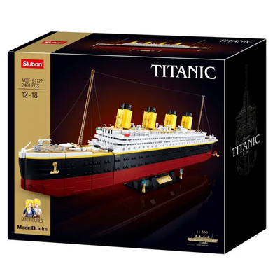 Sluban Titanic 1:350 | 2401 قطعة نموذج بحري فاخر
