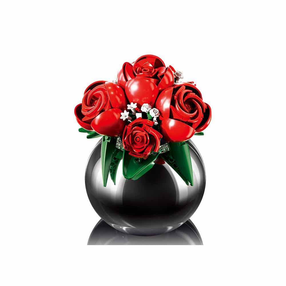 مجموعة Sluban Pleyerid الورود الحمراء - 313 قطعة