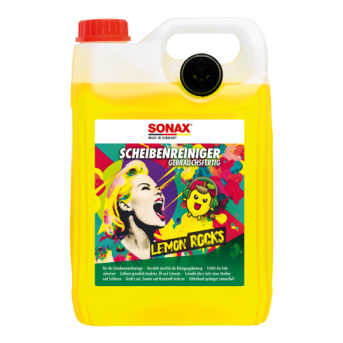 SONAX Windscreen Wash Lemon – Ready to Use, 5L