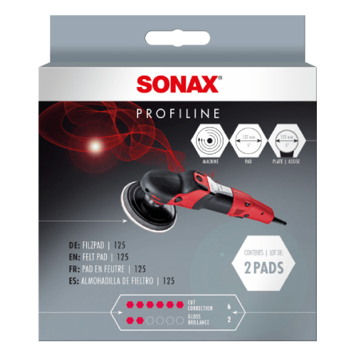 SONAX Felt Glass Polishing Pad – 127mm