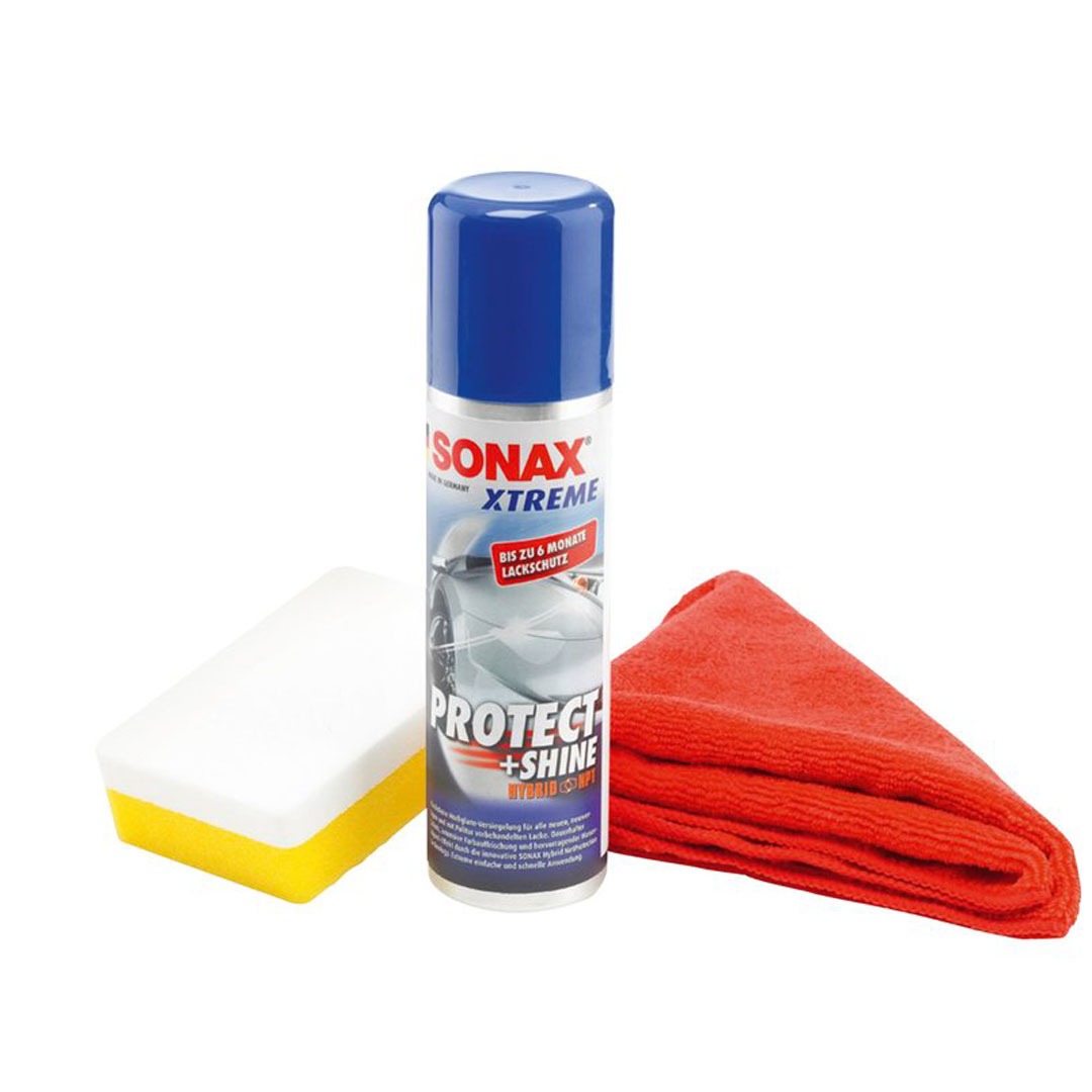 SONAX XTREME Protect + Shine 210ml Bundle – Sponge & Cloth