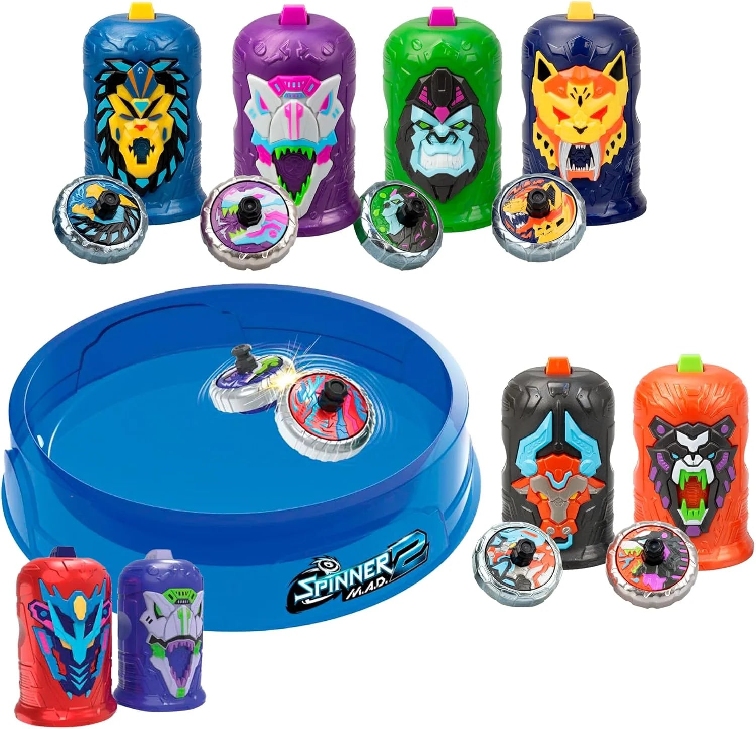 سبينر MAD Shake2Spin بإضاءة وصوت - لعبة ممتعة للأطفال