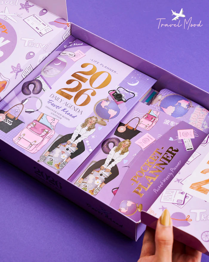 Mofkera Agenda Gift Set 2026 – Travel - Pre Order