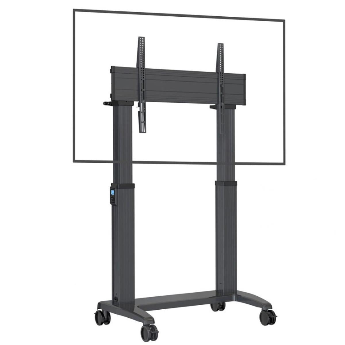 North Bayou T70 75"-100" Motorized Height Adjustable Large Display Mobile TV Bracket Trolley