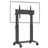 North Bayou T70 75"-100" Motorized Height Adjustable Large Display Mobile TV Bracket Trolley