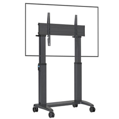 North Bayou T70 75"-100" Motorized Height Adjustable Large Display Mobile TV Bracket Trolley