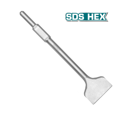 TOTAL Hex Chisel 30x410x100mm Flat (TAC1532302)