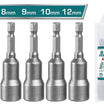 TOTAL 6PCS Magnetic Nuts Set 6mm-12mm (TAC2765061)