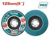 TOTAL Zirconium Flap Disc P60 125mm - 5" (TAC641252)
