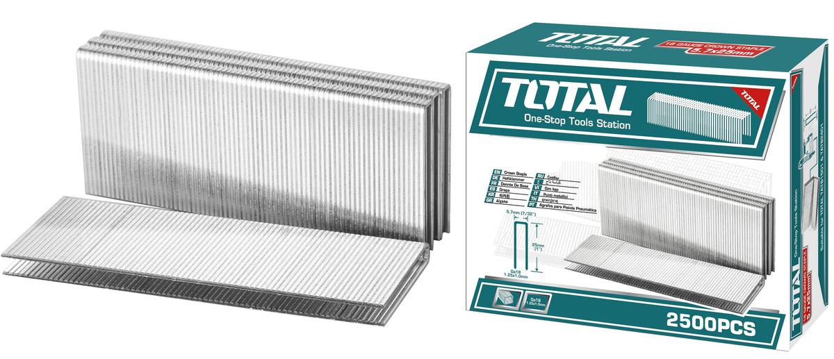 كلبس فرد هواء 40 مم 2500 قطعة من توتال (TAC918402)