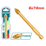 TOTAL HEX Ceramic Drill Bit 6*74mm (TACG210612)