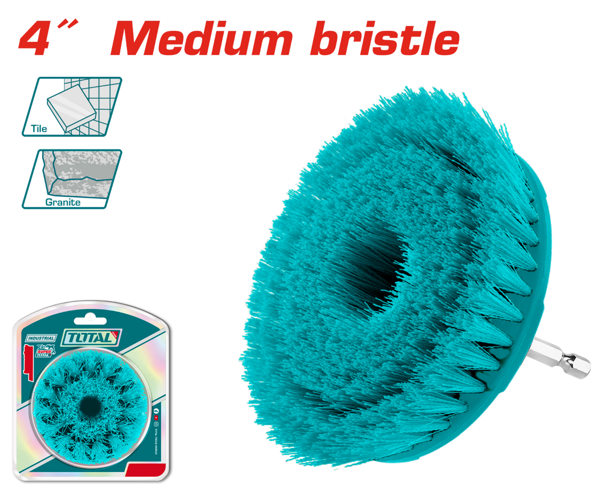 TOTAL Medium bristle brush 4" (TACM1041)