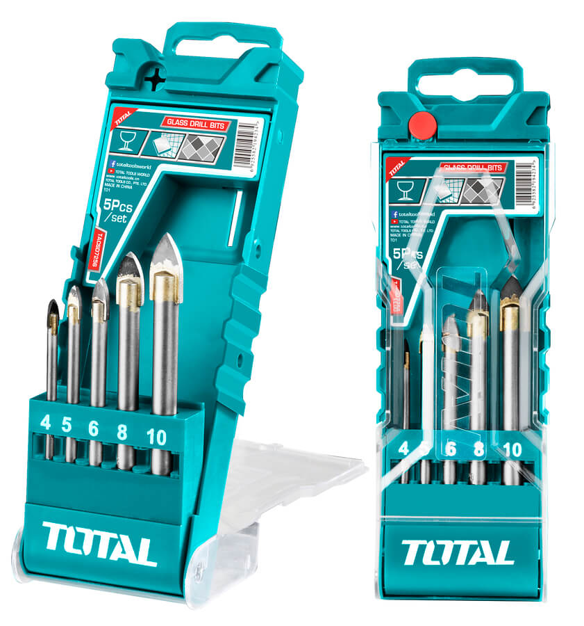 TOTAL GLASS DRILL BITS 5PCS
