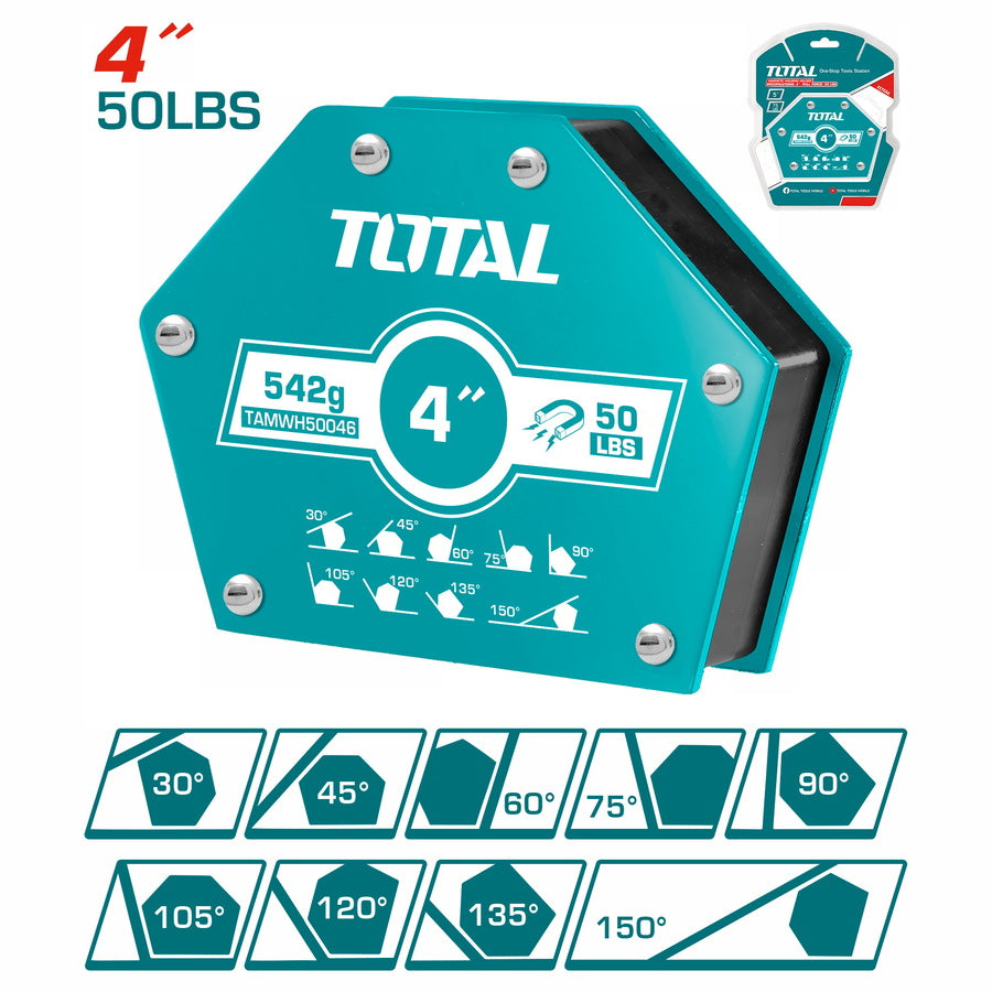TOTAL Multi-Angle Magnetic Welding Holder 4" (TAMWH50046)