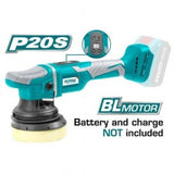 TOTAL Lithium-Ion Angle Polisher 20V battery and charger are not included