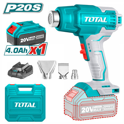 TOTAL Lithium-ion heat gun 20V (TBLI20025)