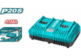 TOTAL Fast intelligent charger - 4A - 21V (TCLI2034)