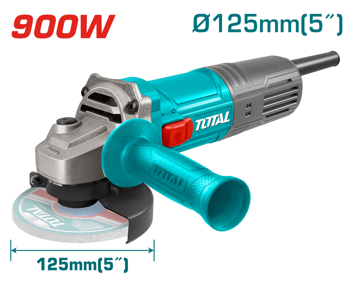 TOTAL Angle grinder 5" 900W (TG10912556)