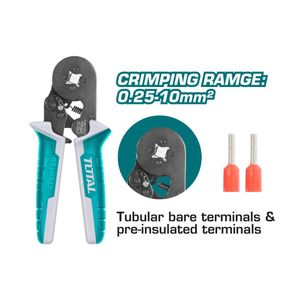 TOTAL THCPG2510-CRIMPING TOOLS FROM SIZE 0.25 TO 10MM