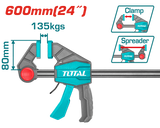 TOTAL Quick bar clamp Clamp 80x600mm (THT1346802)