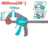 TOTAL Quick bar clamp Clamp 80x900mm (THT1346803)