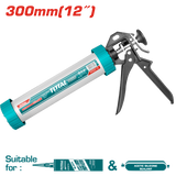 TOTAL Aluminum caulking gun 300mm (THT20112)