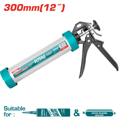 TOTAL Aluminum caulking gun 300mm (THT20112)