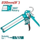 TOTAL Caulking gun 9" With rotary function (THT21509)