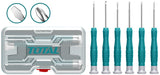 TOTAL 6PCs Precision Screwdriver Set (THT250PS0601)